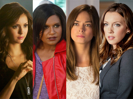 Katherine Pierce, Nina Dobrev, Cat Chandler, Kristin Kreuk, Laurel Lance, Katie Cassidy, Mindy Kaling, The Mindy Project Katherine Pierce, Nina Dobrev, Cat Chandler, Kristin Kreuk, Laurel Lance, Katie Cassidy, Mindy Kaling, The Mindy Project